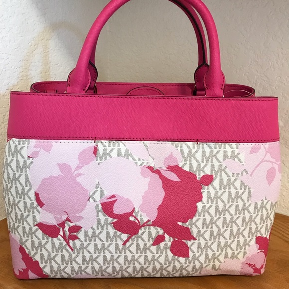 ➕ Michael Kors Hailee Medium Satchel granita Pink - Picture 4 of 8